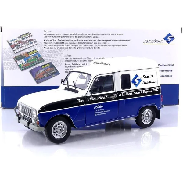 1/18 VOITRUE RENAULT 4LF4 SOLIDO 90TH ANNIVERSARY LIMITED EDITION 2022 BI-COLOR 1988