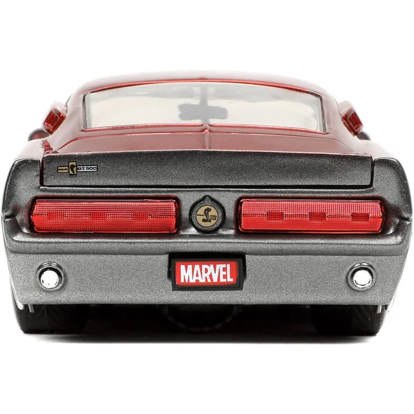 1/24 MARVEL - VOITURE FORD MUSTANG SHELBY GT500 W - STAR LORD FIGURE RED 1967