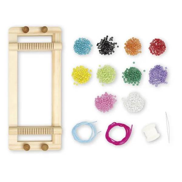 13 bijoux pops en perles et un métier à tisser : Les ateliers bijoux - Janod