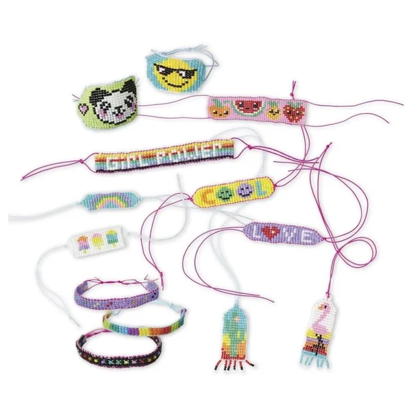 13 bijoux pops en perles et un métier à tisser : Les ateliers bijoux - Janod