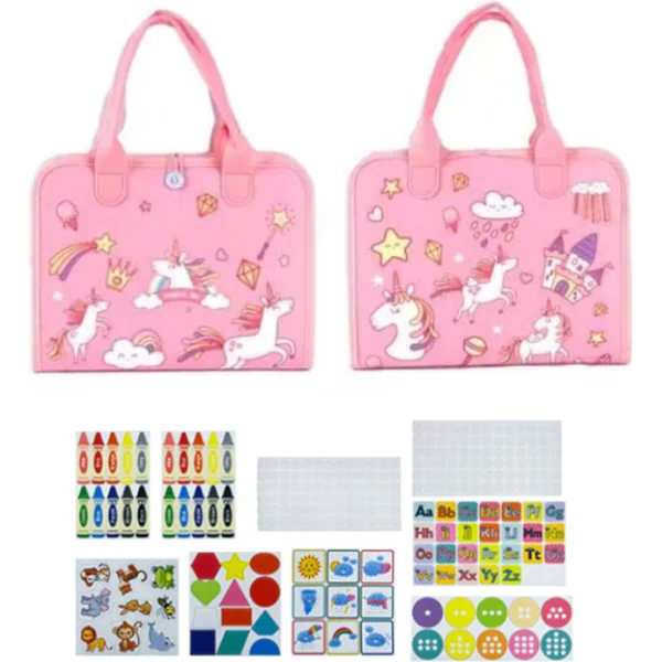 2Kids Toys Livre sensoriel occupé Licorne 3