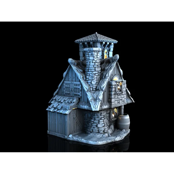 3D4U - Elderberry Cottage - Medieval Town Set