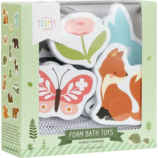 A Little Lovely Company - jouets en mousse pour le bain - amis de la forêt