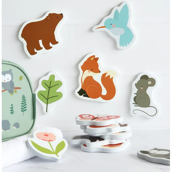 A Little Lovely Company - jouets en mousse pour le bain - amis de la forêt