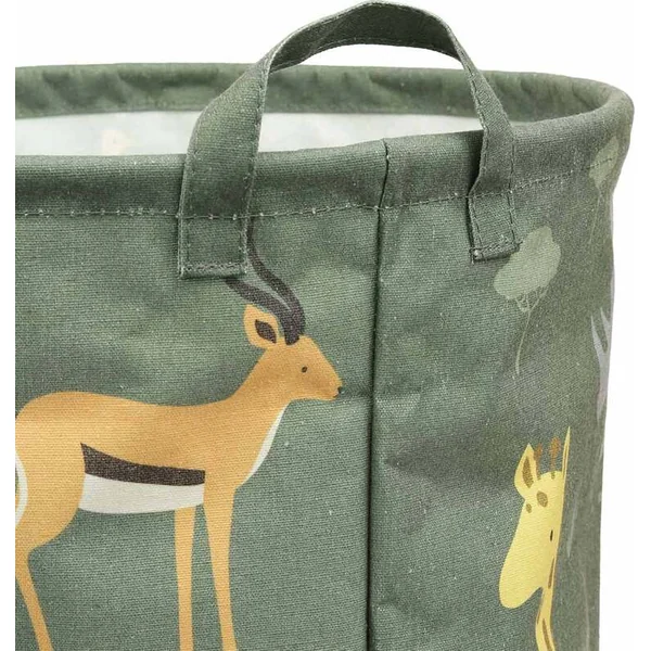 A Little Lovely Company - panier de rangement pour jouets - animaux de la savane
