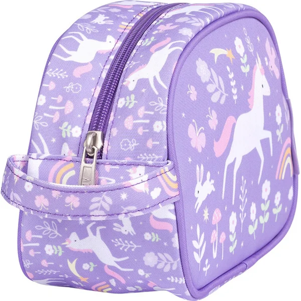 A Little Lovely Company - trousse de toilette - licornes et arc-en-ciel