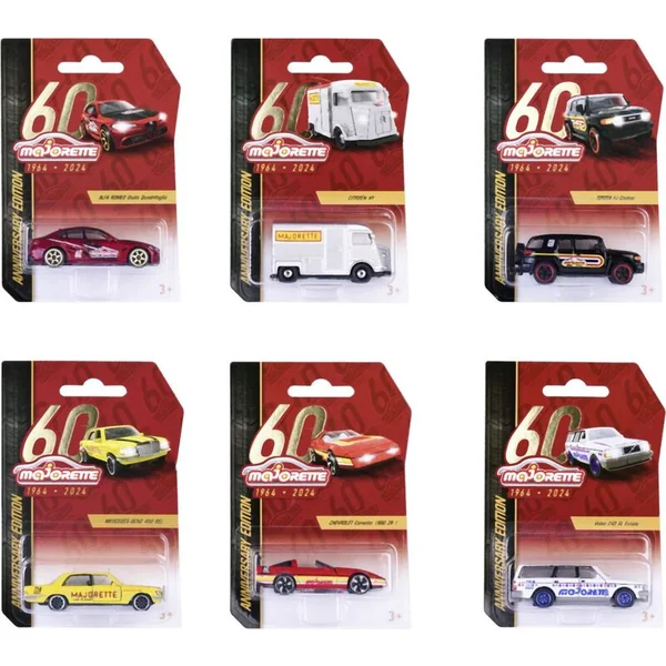 Anniversary Edition Autíčko Premium, 6 types