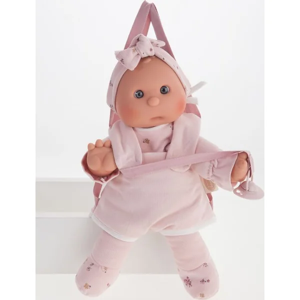 Antonio Juan 83104 Ma première poupée avec kangourou - bébé avec corps en tissu doux - 36 cm
