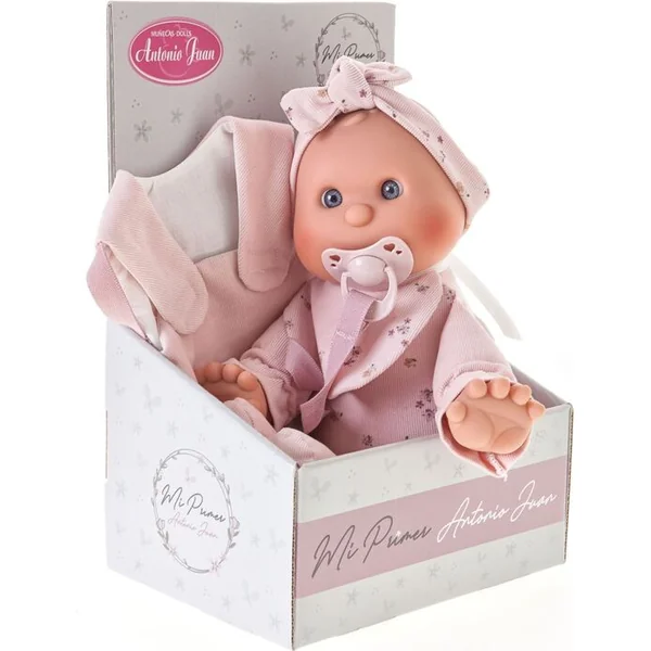 Antonio Juan 83104 Ma première poupée avec kangourou - bébé avec corps en tissu doux - 36 cm