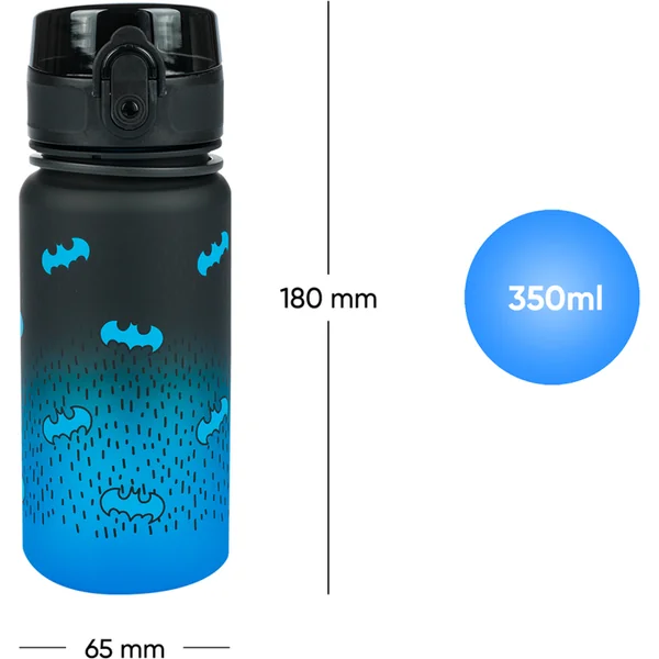 BAAGL Bouteille en tritan pour boissons Gradient Batman Blue, 350 ml