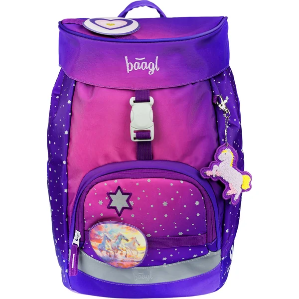 BAAGL ENSEMBLE 3 Airy Kone Cœur: sac à dos, trousse, poche