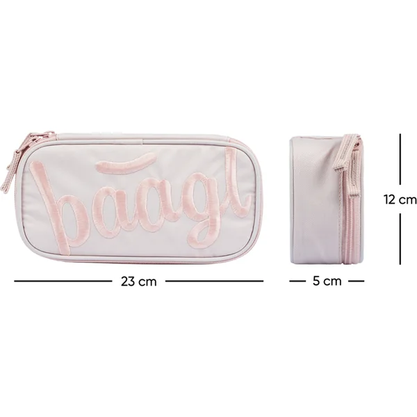 BAAGL ENSEMBLE 3 Core Creamy: sac à dos, trousse, pochette