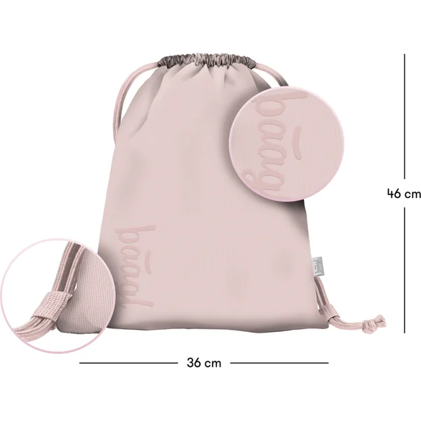 BAAGL ENSEMBLE 3 Core Creamy: sac à dos, trousse, pochette