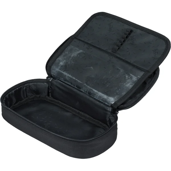 BAAGL ENSEMBLE 3 Cubic Uni noir: sac à dos, trousse, pochette