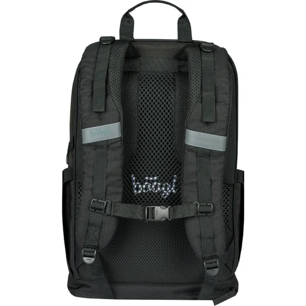 BAAGL ENSEMBLE 3 Cubic Uni noir: sac à dos, trousse, pochette