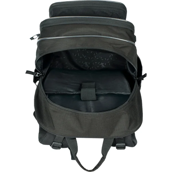 BAAGL ENSEMBLE 3 Cubic Uni noir: sac à dos, trousse, pochette