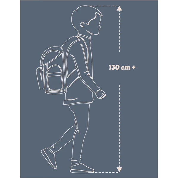 BAAGL ENSEMBLE 3 Cubic Uni noir: sac à dos, trousse, pochette