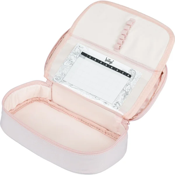 BAAGL ENSEMBLE 3 Skate Max Creamy: sac à dos, trousse, pochette