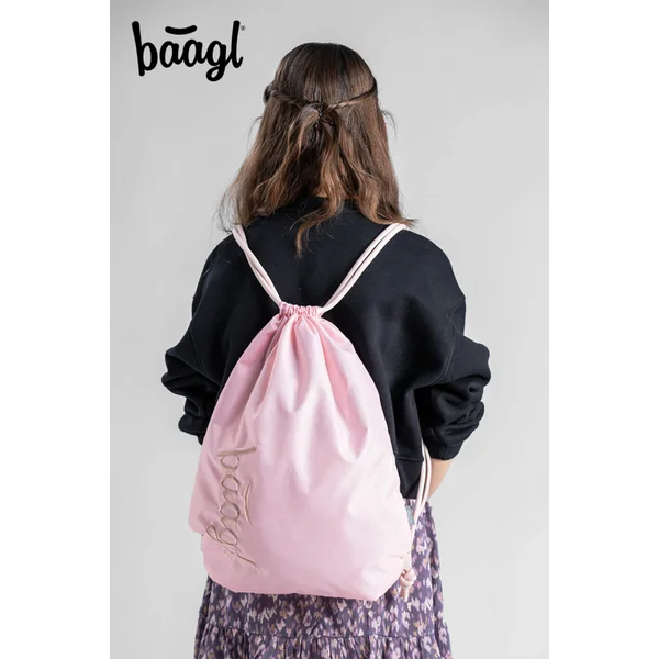 BAAGL ENSEMBLE 3 Skate Max Creamy: sac à dos, trousse, pochette