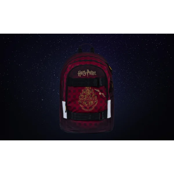 BAAGL Sac à dos scolaire Skate Harry Potter Poudlard bordeaux