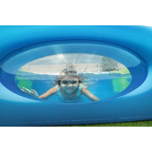 Bestway 51132 Piscine gonflable avec fenêtres 1.68m x 1.68m x 56cm