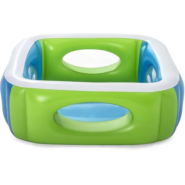 Bestway 51132 Piscine gonflable avec fenêtres 1.68m x 1.68m x 56cm