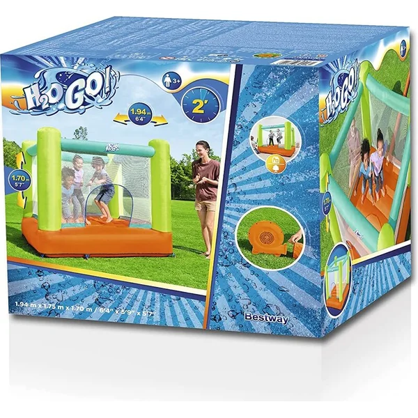 Bestway 53394 Château gonflable H2OGO!® Jump and Sour™ 194 x 175 x 170 cm