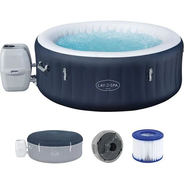 Bestway 6001C Spa Lay-Z-Spa® Miami AirJet™ pour 4 personnes (Économie d'énergie) 180 x 66 cm