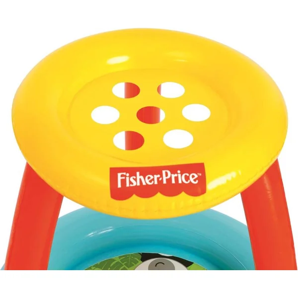 Bestway 93541 Centre de jeu gonflable pour enfants avec ouvertures pour balles Fisher Price