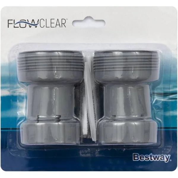 Bestway connecteur multifonction embout pour tuyau de piscine 2 pcs 58236
