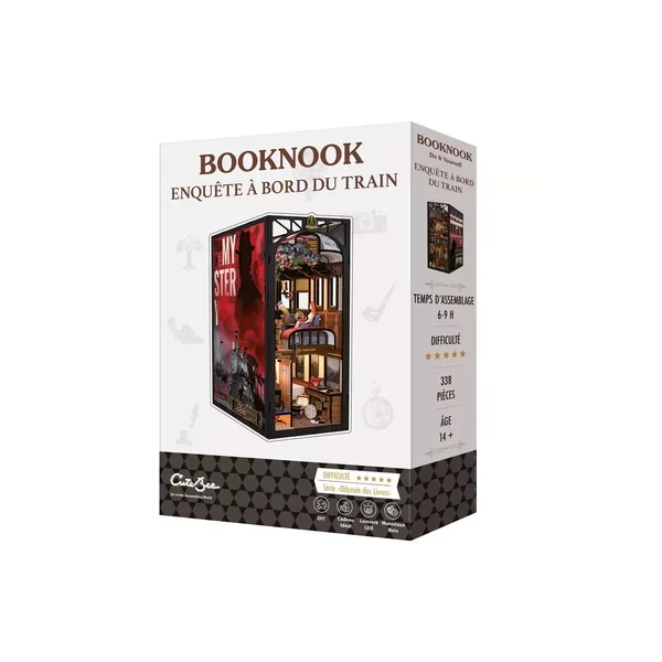 Book Nook CuteBee - Enquête à Bord du Train - 338 Pièces