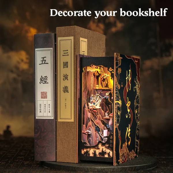 BOOK NOOK KIT – DIY – La Légende de Wukong – 89pc + Eclairage LED