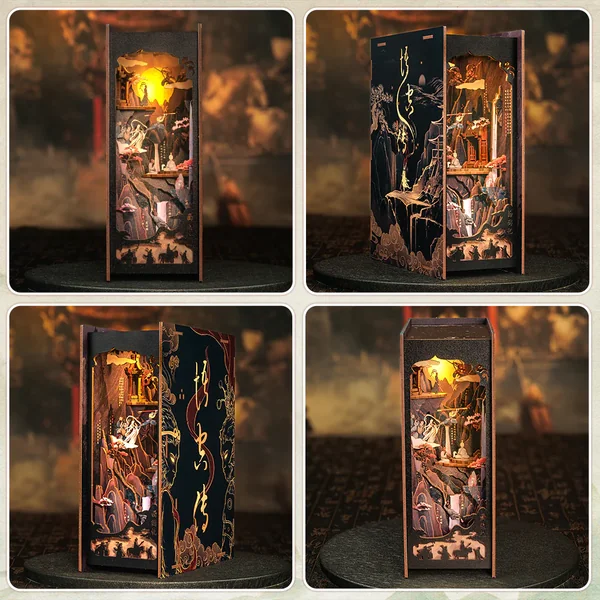 BOOK NOOK KIT – DIY – La Légende de Wukong – 89pc + Eclairage LED