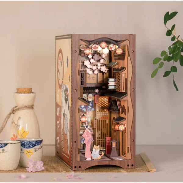 BOOK NOOK KIT – DIY – Sous l’Arbre de Sakura – 214pc + Eclairage LED