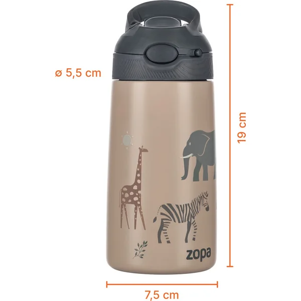 Bouteille isotherme pour boisson Sport 400 ml, Montagnes