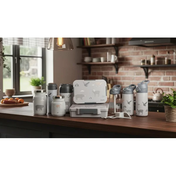 Bouteille isotherme pour boisson Sport 400 ml, Montagnes