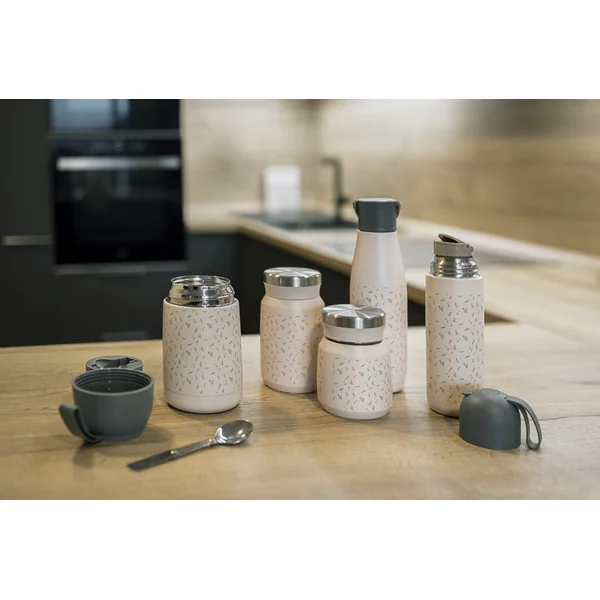 Bouteille isotherme pour liquides avec poignée en silicone 400 ml, Candy pink