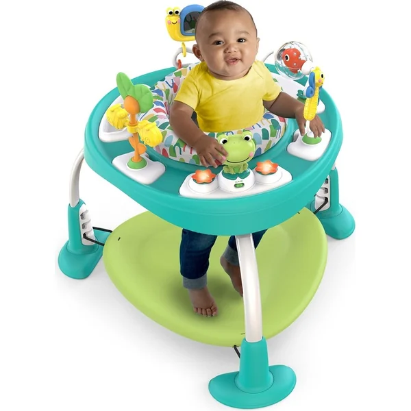 BRIGHT STARTS Centre d'activités 2 en 1 Bounce?Bounce?Baby™ 6m+ jusqu'à 11 kg