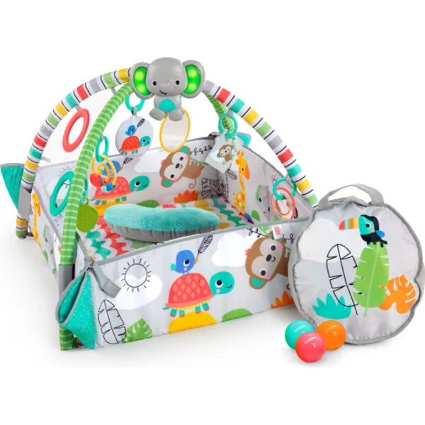 BRIGHT STARTS Tapis de jeu 5 en 1 Your Way Ball Play™ Totally Tropical™ 0m+
