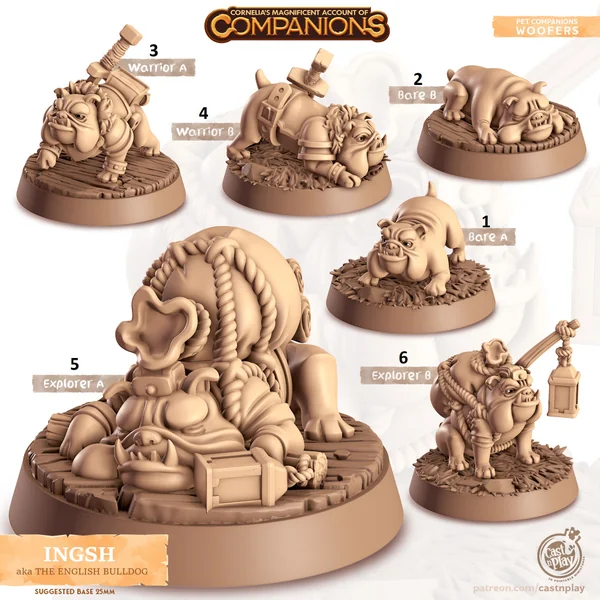 Cast n Play - Les Compagnons de Cornelias - Chiens - Bulldog Anglais