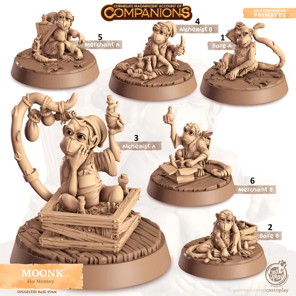 Cast n Play - Les Compagnons de Cornelias - Primates - Singe