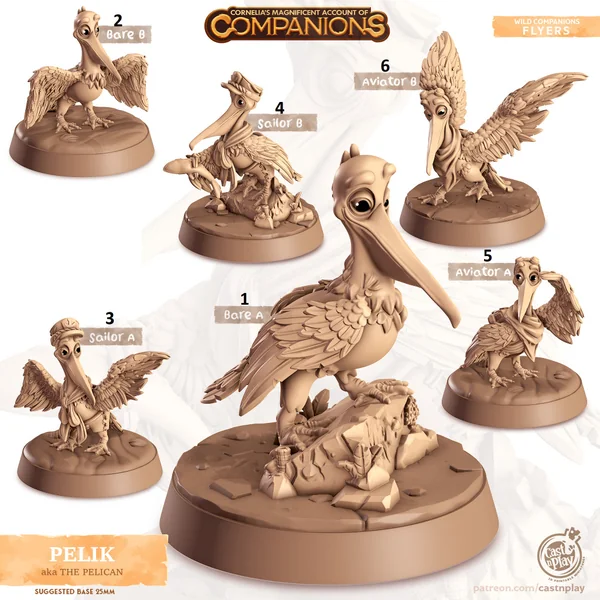 Cast n Play - Les Compagnons de Cornelias - Volants - Pelican