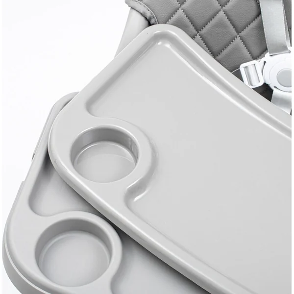 Chaise de salle à manger Baby Mix Freja en bois gris foncé