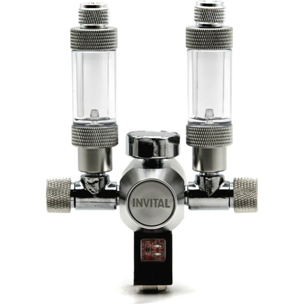 CO2 set Standard DUO avec arrêt nocturne sans bouteille avec accessoires