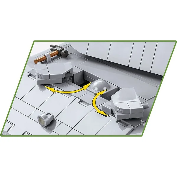 Cobi 2572 II WW Panzerkampfwagen E-100, 1:28, 1511 p, 1 f