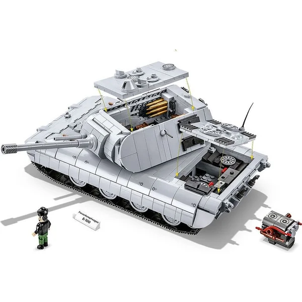 Cobi 2572 II WW Panzerkampfwagen E-100, 1:28, 1511 p, 1 f