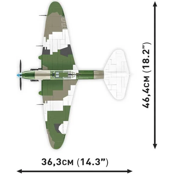 Cobi 5745 II WW Iliouchine Il-2 Sturmovik, 1:32, 636 p, 2 f