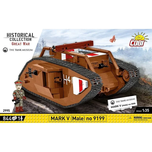 Cobi Great War Mark V no 9199, 1:35, 848 k, 1 f