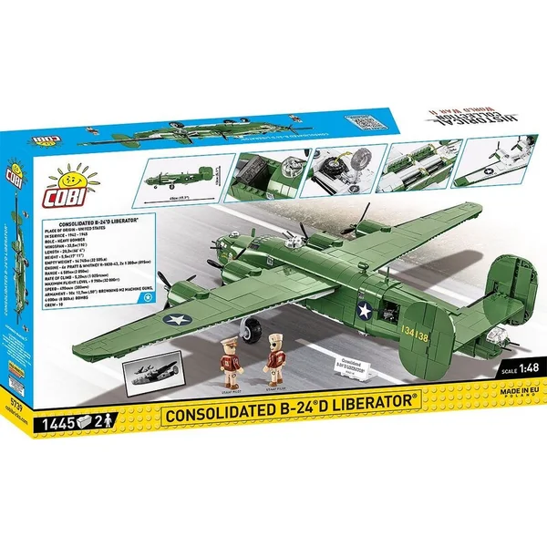 Cobi II WW Consolidated B-24D Liberator, 1:48, 1413 k, 2 f