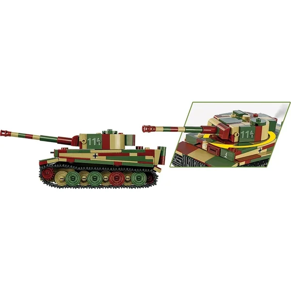 Cobi II WW Pz.Kpfw. VI Tiger Ausf. E (Sd.Kfz 181), 2v1, 1:48, 428 pcs